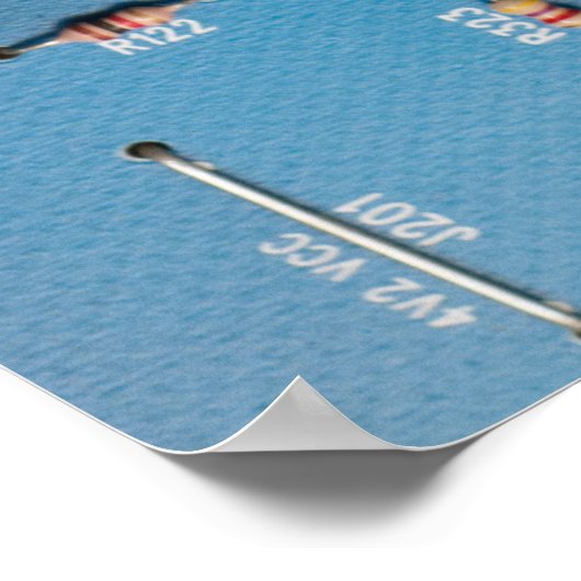 Elektronische Leiterplatte Poster (Ecke)