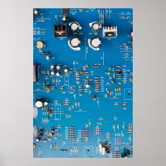 Elektronische Leiterplatte Poster (Vorne)
