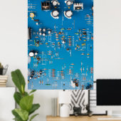 Elektronische Leiterplatte Poster (Heimbüro)
