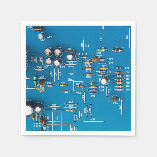 Elektronische Leiterplatte Serviette (Vorderseite)