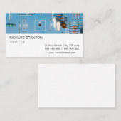 Elektronische Leiterplatte Visitenkarte (Vorne/Hinten)