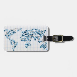 Elektronische Mikrochip-Stromkreise der Gepäckanhänger