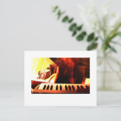 Elektronische Musik Postkarte (Stehend Vorderseite)