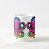 Elektronische Musik Sommerfestival Trippy Octopus Kaffeetasse (Mittel)