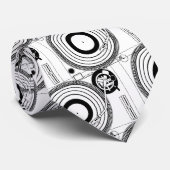 ELEKTRONISCHE MUSIK-TURNTABLE-KRAWATTE KRAWATTE (Gerollt)