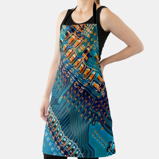 Elektronische Platine nah. Computer, Semico Schürze (InSitu)