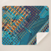 Elektronische Platine nah. Computer, Semico Sherpadecke (Vorderseite (Horizontal))