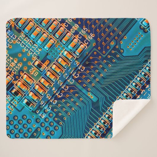 Elektronische Platine nah. Computer, Semico Sherpadecke (Vorderseite (Horizontal))