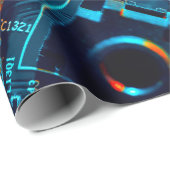 Elektronische Platine nah. elektronisch,mikr Geschenkpapier (Rolleneckpunkt)