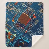 Elektronische Platine nah. elektronisch,mikr Sherpadecke (Vorderseite)