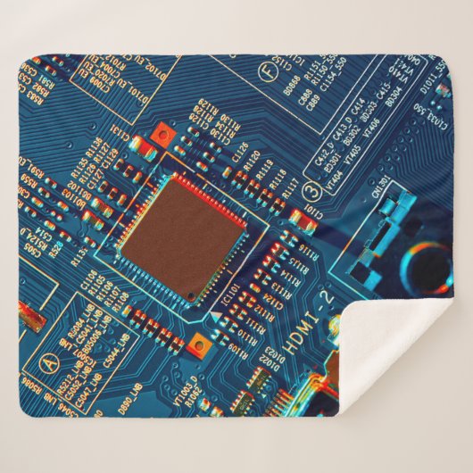 Elektronische Platine nah. elektronisch,mikr Sherpadecke (Vorderseite (Horizontal))