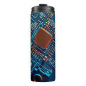 Elektronische Platine nah. elektronisch,mikr Thermosbecher (Vorderseite)