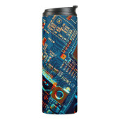 Elektronische Platine nah. elektronisch,mikr Thermosbecher (Nach links gedreht)