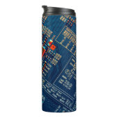 Elektronische Platine nah. elektronisch,mikr Thermosbecher (Nach rechts gedreht)