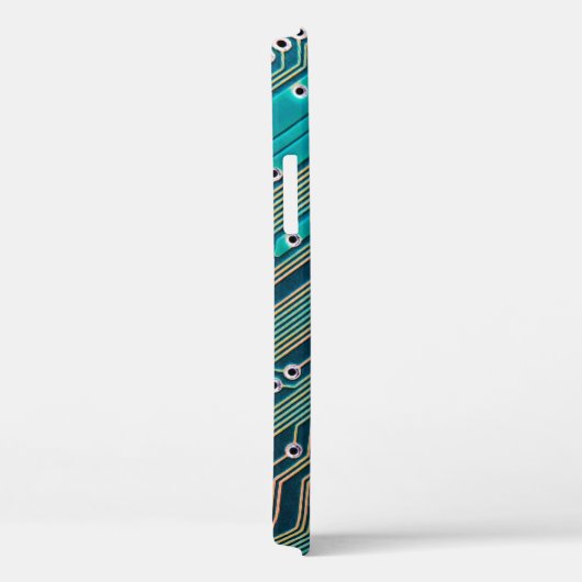 Elektronische Platine nah. Hintergrund, bob Case-Mate iPhone Hülle (Rückseite / Rechts)