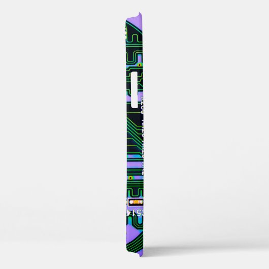 Elektronische Platine nah. Hintergrund, bob Case-Mate iPhone Hülle (Rückseite / Rechts)