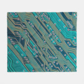 Elektronische Platine nah. Hintergrund, bob Fleecedecke (Vorderseite (Horizontal))