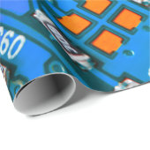 Elektronische Platine nah. Hintergrund, bob Geschenkpapier (Rolleneckpunkt)