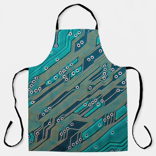 Elektronische Platine nah. Hintergrund, bob Schürze (Vorderseite)