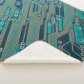 Elektronische Platine nah. Hintergrund, bob Sherpadecke (3/4)