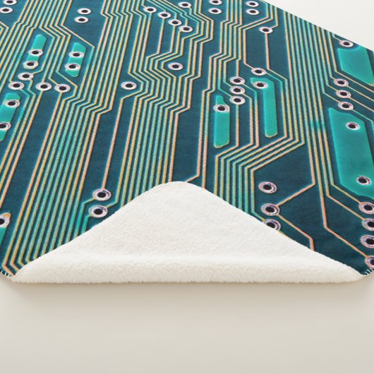 Elektronische Platine nah. Hintergrund, bob Sherpadecke (3/4)