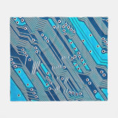 Elektronische Platine nah. Schaltung, Tafel, b Fleecedecke (Vorderseite (Horizontal))