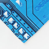 Elektronische Platine nah. Schaltung, Tafel, Fleecedecke (Ecke)