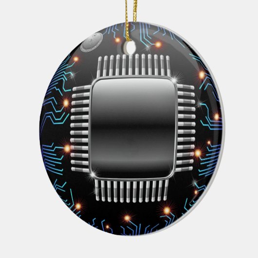 Elektronische Platinenverkleidung Keramikornament (Links)