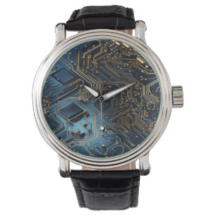 Elektronische Rundschau Armbanduhr