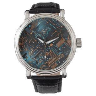 Elektronische Rundschau Armbanduhr