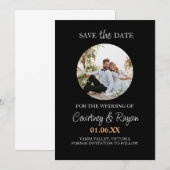 Elektronische Save the Date Vorlage mit Foto (Vorne/Hinten)