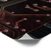 elektronische Schaltung Poster (Ecke)