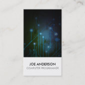Elektronische Stromkreise für Computerprogrammiere Visitenkarte (Vorderseite)