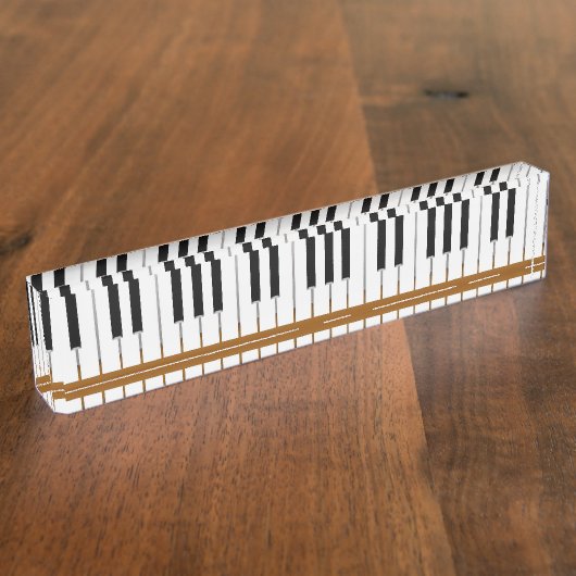 Elektronische Tastatur Namensplakette (Seite)