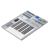 Elektronische Tastatur Notizblock (Linke Seite)