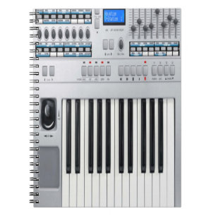 Elektronische Tastatur Notizblock