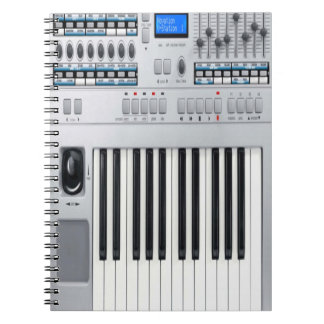 Elektronische Tastatur Notizblock
