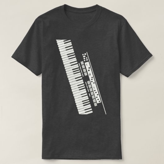 Elektronische Tastatur T-Shirt (Design vorne)