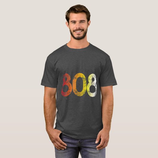 Elektronische Trommelmaschine 808 Retro Style T-Shirt (Vorne ganz)