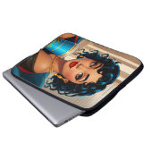 Elektronischer Fall Lady Rose Laptopschutzhülle (Vorne Knopf)