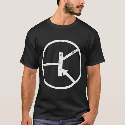 Elektronischer Pnp-Transistor T-Shirt (Vorderseite)
