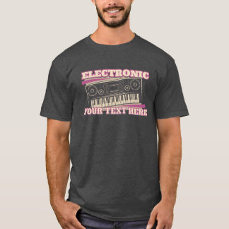 Elektronischer Synthesizer-T - Shirt mit benutzerd