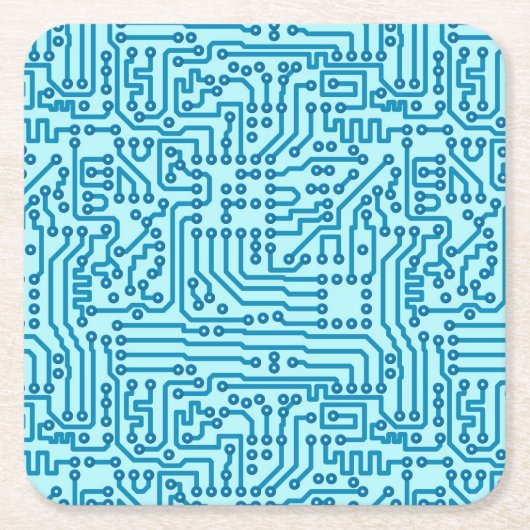 Elektronisches Digitalschaltungs-Brett Rechteckiger Pappuntersetzer (Vorderseite)