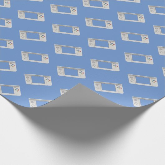 Elektronisches Gaming-Gerät für alte Schulgeräte Geschenkpapier (Ecke)