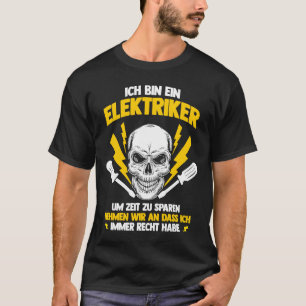 Elektronisches Handwerkerwerkzeug Elektrotechnik T-Shirt