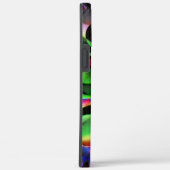 Elektronisches Planetarium in Grüntönen Case-Mate iPhone Hülle (Rückseite / Rechts)