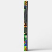 Elektronisches Planetarium in Grüntönen Case-Mate iPhone Hülle (Rückseite / Links)