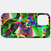 Elektronisches Planetarium in Grüntönen Case-Mate iPhone Hülle (Rückseite (Horizontal))