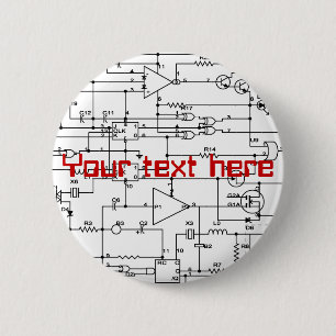 elektronisches Projekt Button