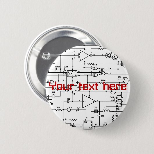 elektronisches Projekt Button (Vorne & Hinten)